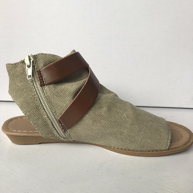 Summer Adjustable Buckle Shoes
